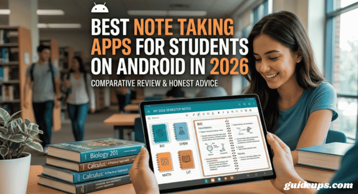 Best Note-Taking Apps for Students on Android in 2026